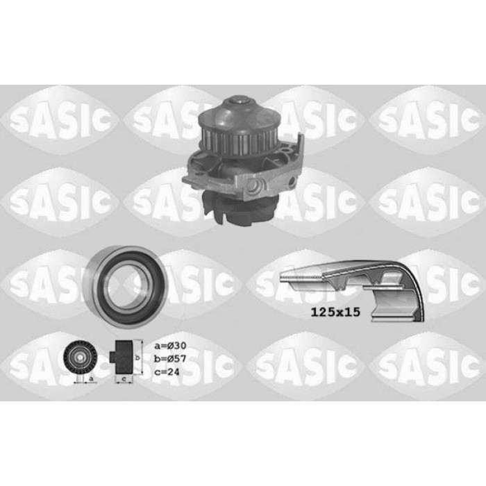 SASIC Zahnriemensatz mit Wasserpumpe 3906018