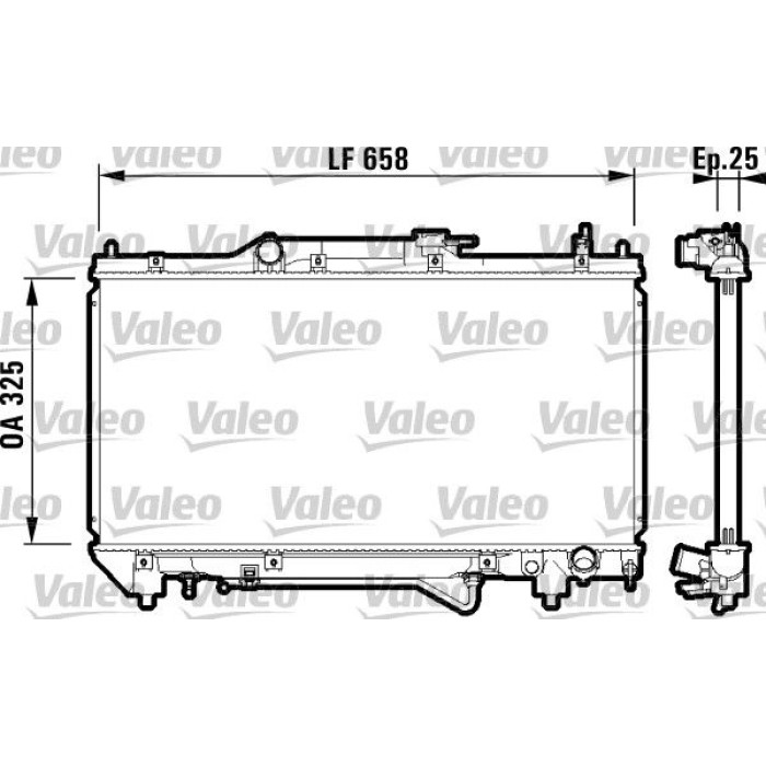 Valeo Motorkühler 732754