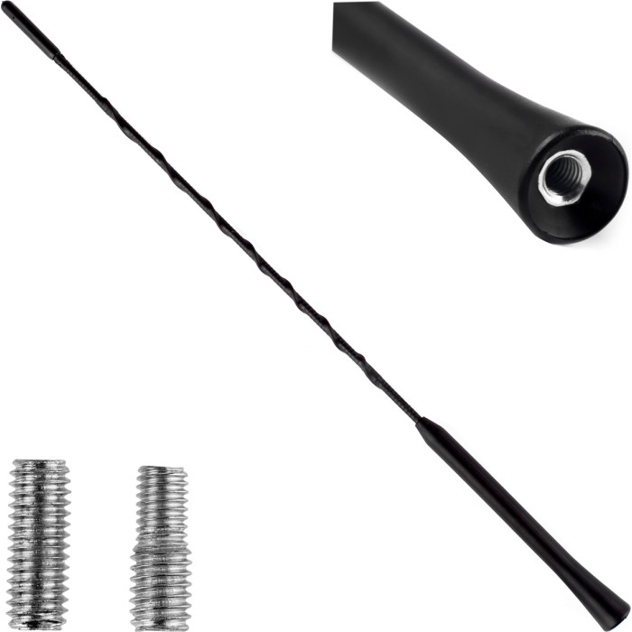 01129 AMiO Antennenstab ANTM02, 41 cm mit 5-/6-mm-Adaptern – 01129 01129 AMiO Antennenstab ANTM02, 41 cm mit 5-/6-mm-Adaptern – 01129