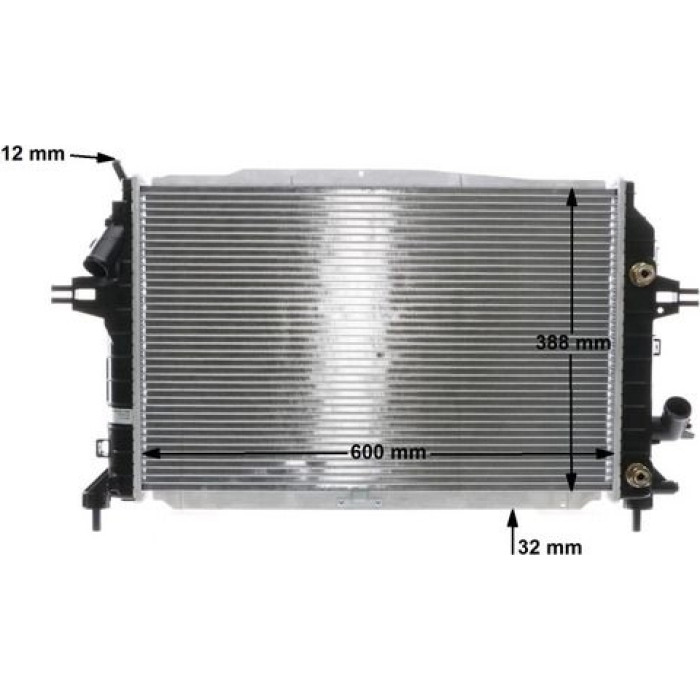 Kühler, Motorkühlung CR 1857 000S Kühler, Motorkühlung CR 1857 000S