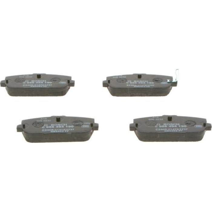 Bosch Bremsbelagsatz 0 986 494 190 Bosch Bremsbelagsatz 0 986 494 190