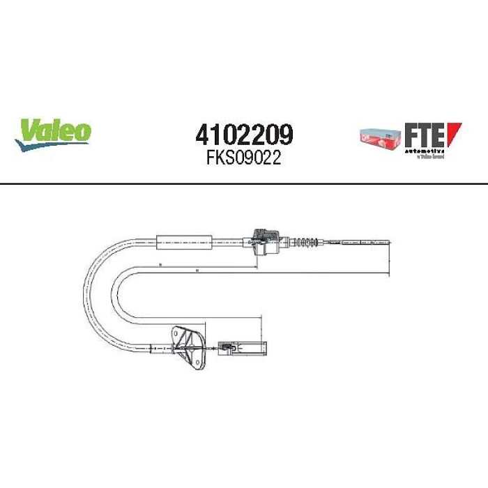 FTE Seilzug, Kupplungsbetätigung 4102209 FTE Seilzug, Kupplungsbetätigung 4102209