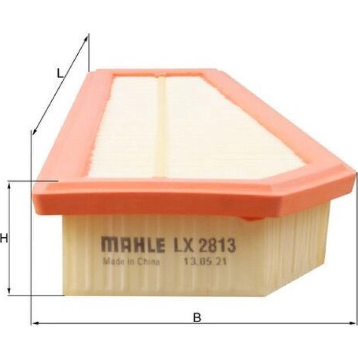 MAHLE Luftfilter LX 2813 MAHLE Luftfilter LX 2813