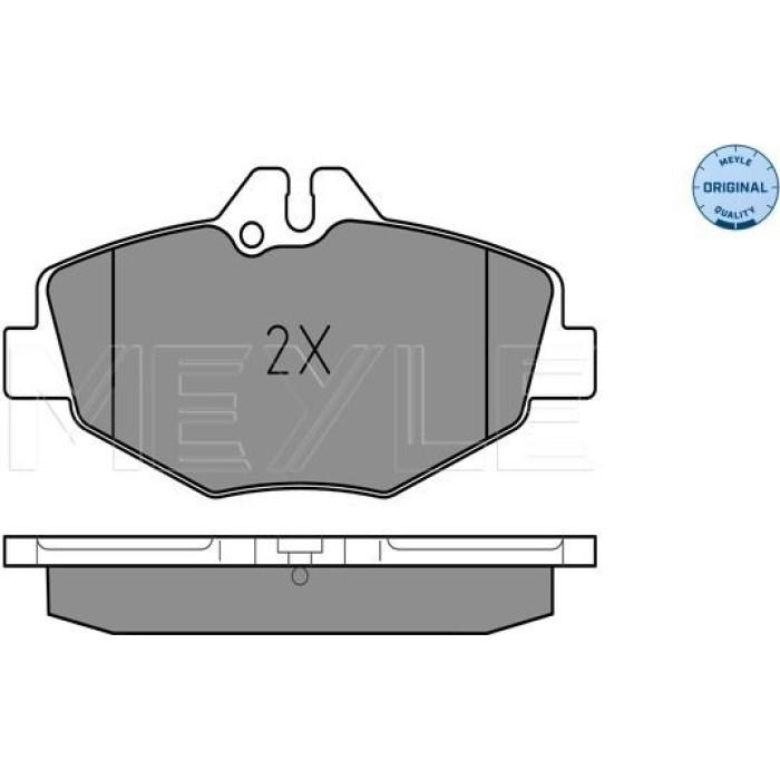 MEYLE Bremsbelagsatz Mercedes-Benz W211 02 252374320 MEYLE Bremsbelagsatz Mercedes-Benz W211 02 252374320