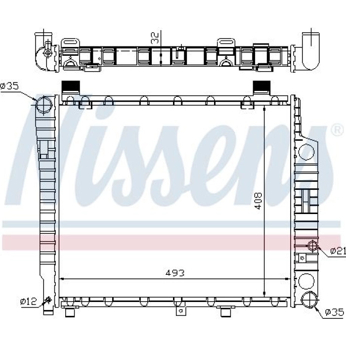 Nissens Wasserkühler PKW 62754A