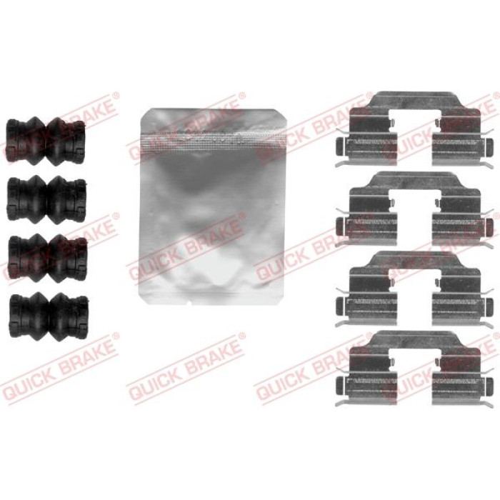 Quick Brake Montagesatz für Bremsbeläge 109-1832 Quick Brake Montagesatz für Bremsbeläge 109-1832