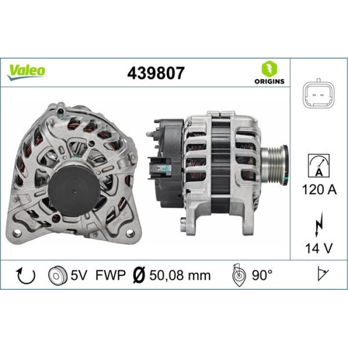 Valeo Lichtmaschine 439807 Valeo Lichtmaschine 439807