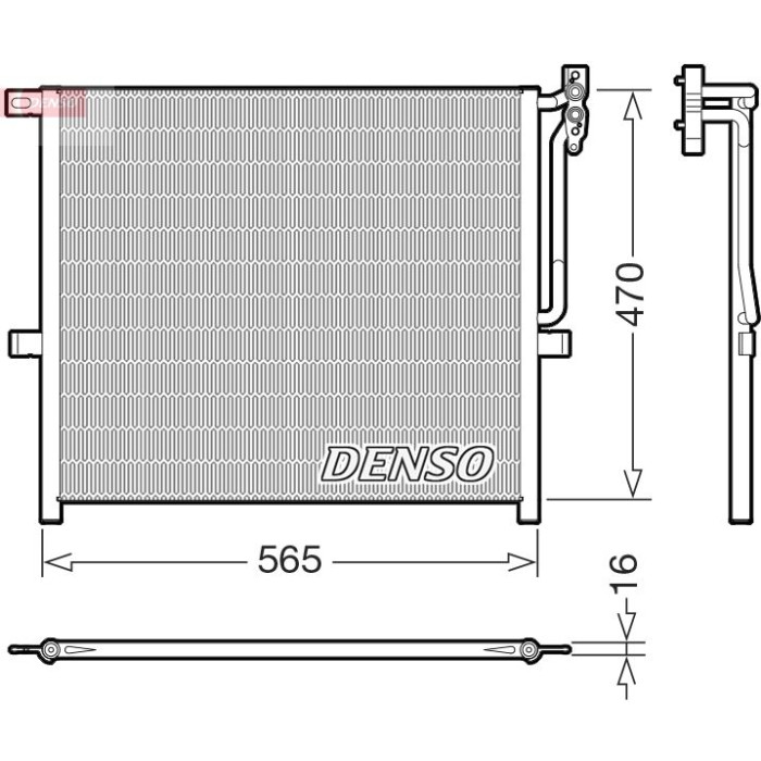 Denso Klimakondensator DCN05001 Denso Klimakondensator DCN05001