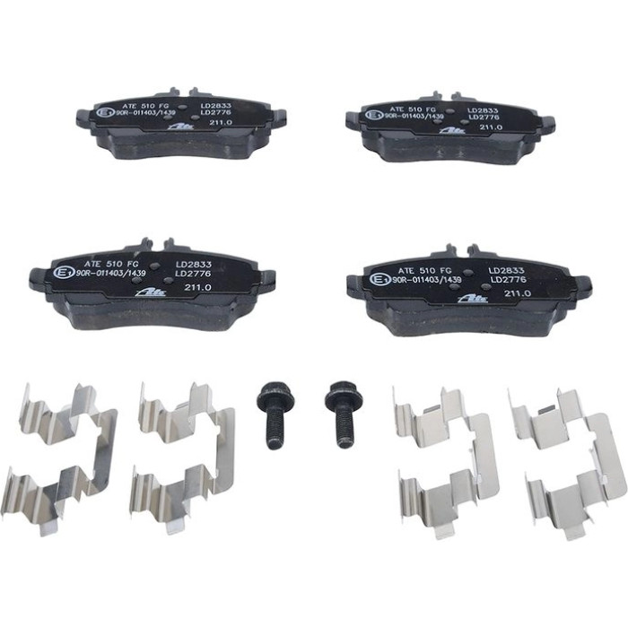 ATE Bremsbelagsatz Mercedes-Benz Vorderachse W168 1, 4-1, 9 97-04 Keramik 13.0470-2776.2 ATE Bremsbelagsatz Mercedes-Benz Vorderachse W168 1, 4-1, 9 97-04 Keramik 13.0470-2776.2
