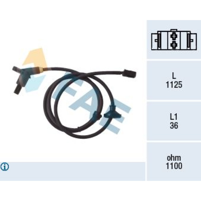 78001 FAE Sensor, Raddrehzahl 78001