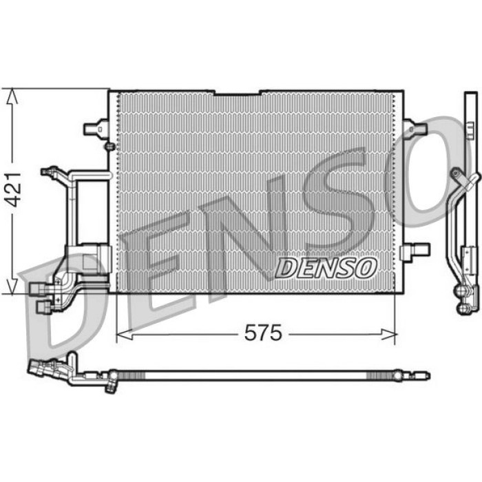 Denso Klimakondensator DCN32016