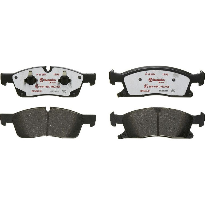 P 37 017X Brembo Xtra Bremsbelagsatz Vorderachse – P 37 017X – 193/194 x 64 x 19 mm – Bremssystem Teves – OE Nummer 00K68052369AA P 37 017X Brembo Xtra Bremsbelagsatz Vorderachse – P 37 017X – 193/194 x 64 x 19 mm – Bremssystem Teves – OE Nummer 00K68052369AA