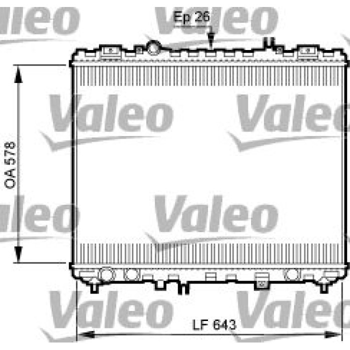 Valeo Motorkühler 735506