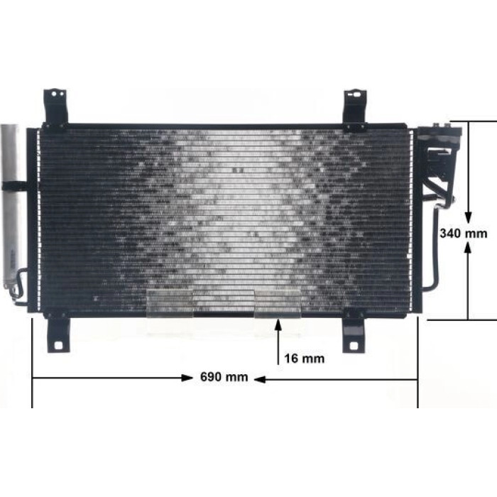 Kondensator, Klimaanlage AC 714 000S