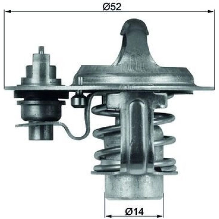 Thermostateinsatz mit Dichtung TX 76 88D Thermostateinsatz mit Dichtung TX 76 88D