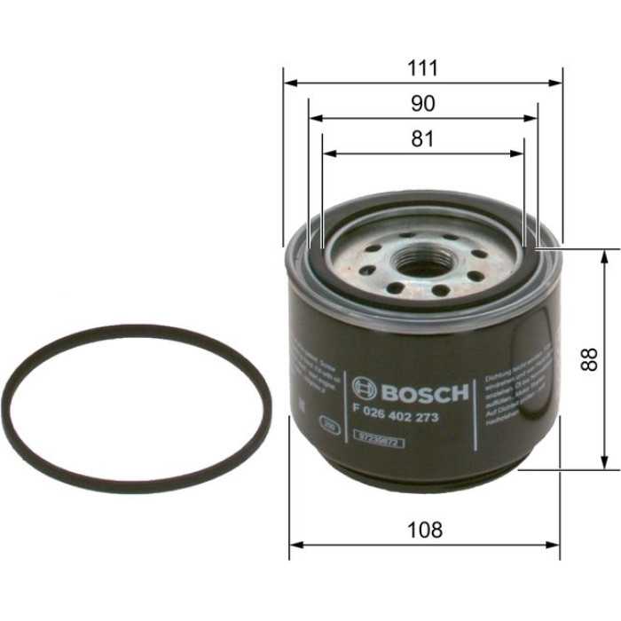F 026 402 273 Bosch Kraftstofffilter F 026 402 273 F 026 402 273 Bosch Kraftstofffilter F 026 402 273
