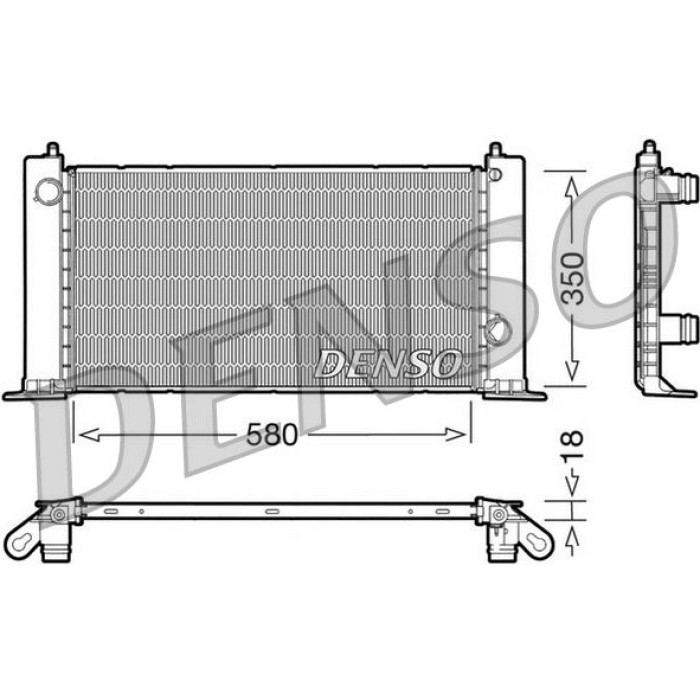 Denso Motorkühler DRM09121