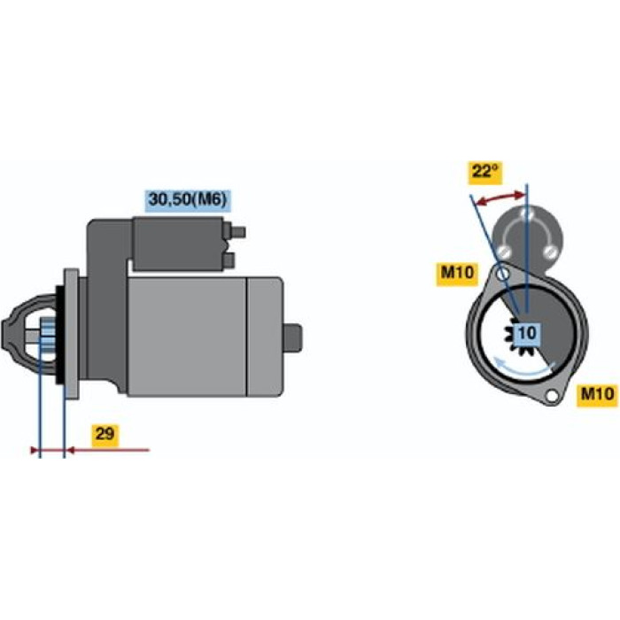 Bosch Anlasser 0001115049