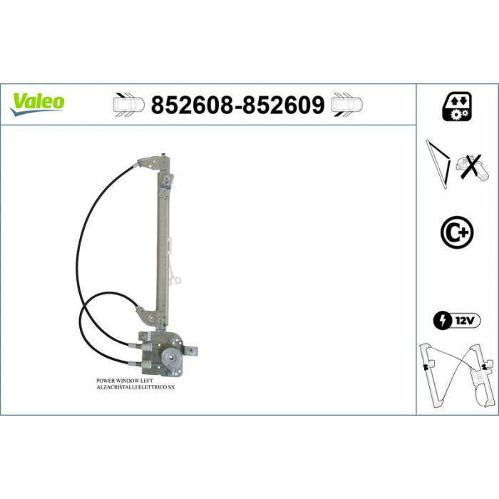 VALEO 852608 Fensterheber VALEO 852608 Fensterheber
