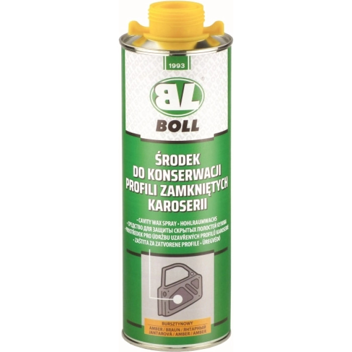 BOLL 001009 Mittel für Wartung von geschlossenen Profilen der Karosserie bernstein Dose 1 Liter BOLL 001009 Mittel für Wartung von geschlossenen Profilen der Karosserie bernstein Dose 1 Liter