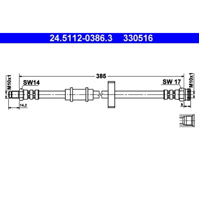 ATE Bremsschlauch 24.5112-0386.3