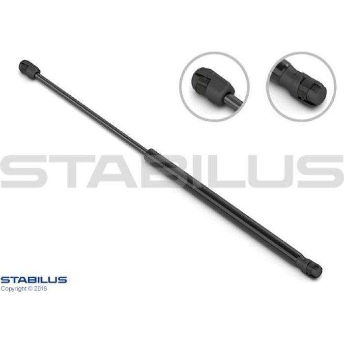 Stabilus Gasdruckfeder (Gasfeder), Motorhaubendämpfer, 390 N, 390 mm - 999278 Stabilus Gasdruckfeder (Gasfeder), Motorhaubendämpfer, 390 N, 390 mm - 999278