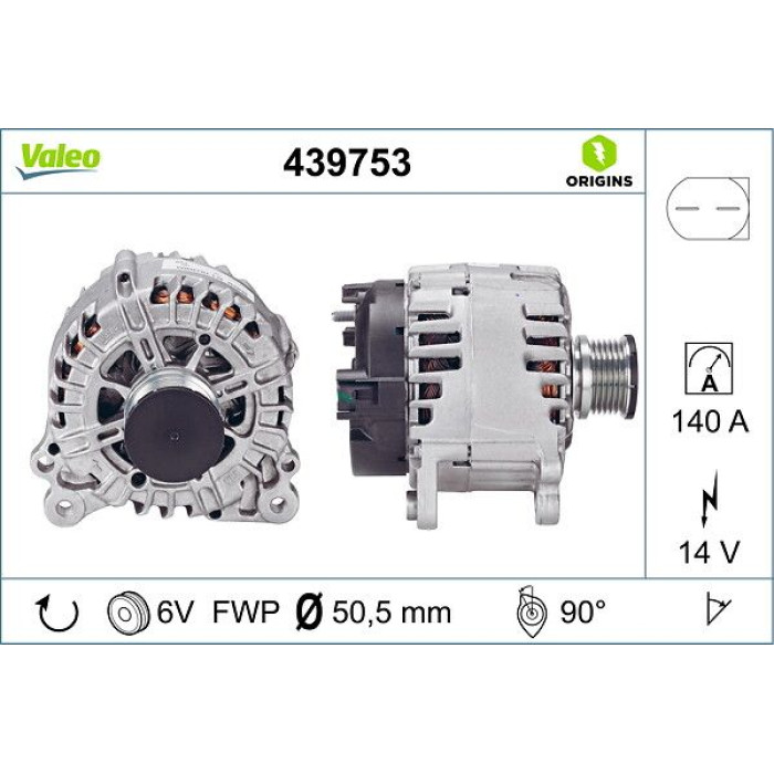 Valeo Lichtmaschine 439753 Valeo Lichtmaschine 439753