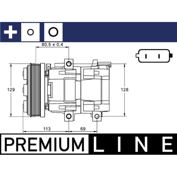 ACP 88 000P MAHLE Klimakompressor 88 000P, 12 V, FS10-170, R134a – u. a. für Ford Mondeo III (B5Y), Stufenheck (B4Y), Turnier (BWY) – OE Nummer 03649381 - l ACP 88 000P MAHLE Klimakompressor 88 000P, 12 V, FS10-170, R134a – u. a. für Ford Mondeo III (B5Y), Stufenheck (B4Y), Turnier (BWY) – OE Nummer 03649381 - l