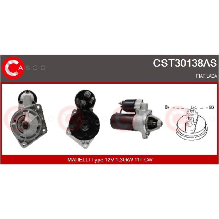CASCO Anlasser CST30138AS CASCO Anlasser CST30138AS