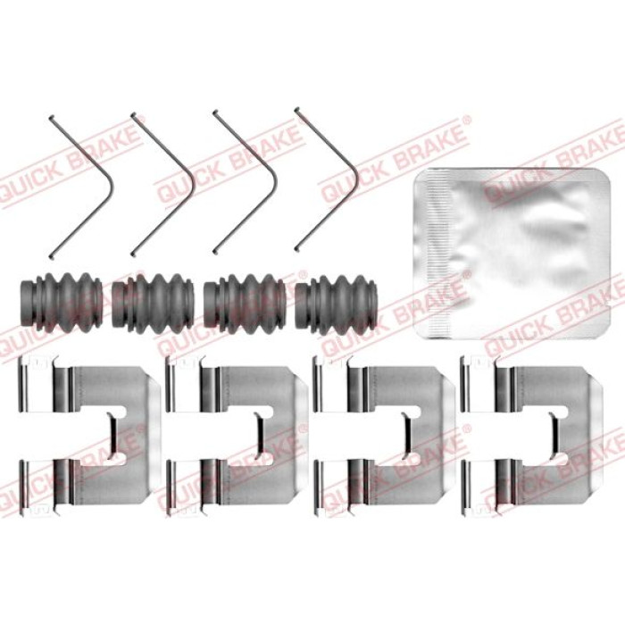 Quick Brake Zusatzsatz für Scheibenbremsbeläge 109-0160