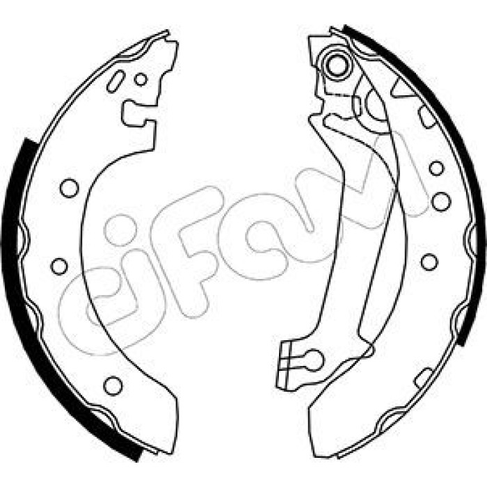 CIFAM Bremsbackensatz 153-129 CIFAM Bremsbackensatz 153-129
