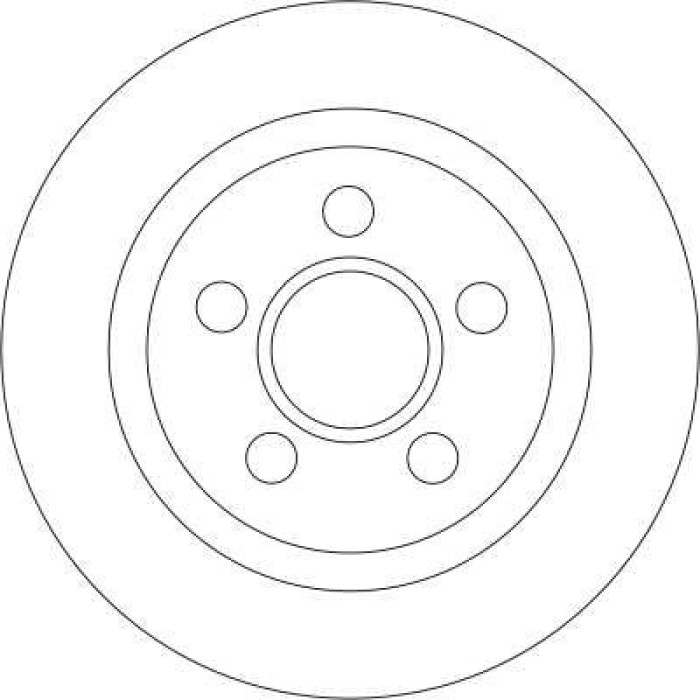 TRW Bremsscheibe Ford Transit Co DF4407 TRW Bremsscheibe Ford Transit Co DF4407