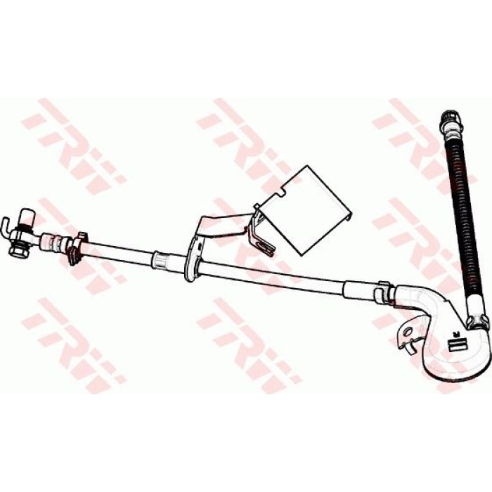 TRW Bremsschlauch PHD976 TRW Bremsschlauch PHD976
