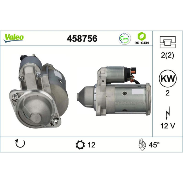 Valeo Anlasser 458756