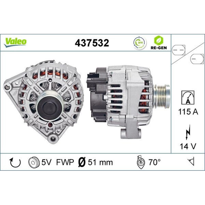 Valeo Lichtmaschine 437532 Valeo Lichtmaschine 437532