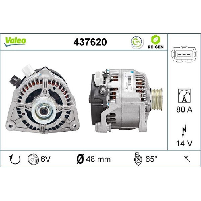Valeo Lichtmaschine 437620 Valeo Lichtmaschine 437620