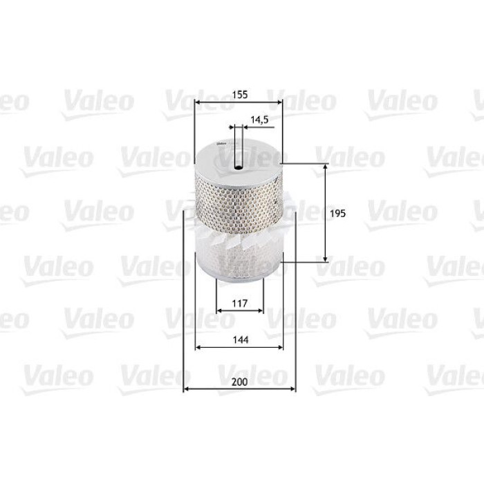 Valeo Luftfilter 585638 Valeo Luftfilter 585638