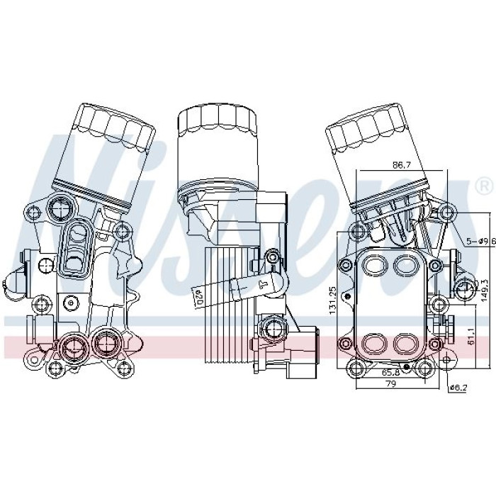 Nissens Ölkühler PKW 91311 Nissens Ölkühler PKW 91311