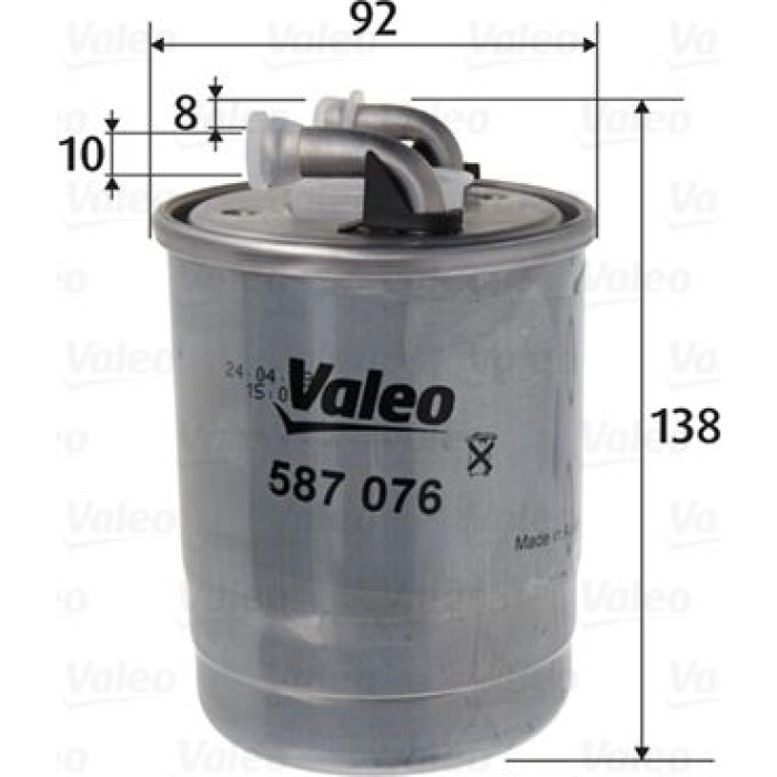 Valeo Kraftstofffilter 587076 Valeo Kraftstofffilter 587076
