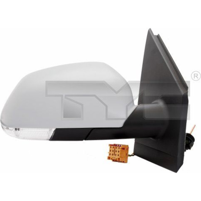 TYC Außenspiegel links mechanisch verstellbar mit Seilzug, grundiert, asphärisch, mit Blinker 337-0142 OE Nummer 6Q1857507N9B9 - l TYC Außenspiegel links mechanisch verstellbar mit Seilzug, grundiert, asphärisch, mit Blinker 337-0142 OE Nummer 6Q1857507N9B9 - l