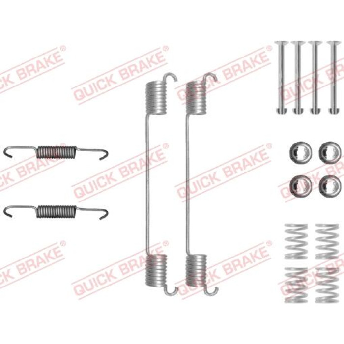 Quick Brake Zubehörsatz für Trommelbremsbacken 105-0048 Quick Brake Zubehörsatz für Trommelbremsbacken 105-0048