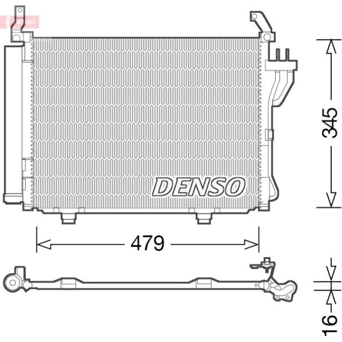 Denso Klimakondensator DCN41002 Denso Klimakondensator DCN41002