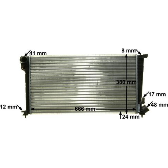 MAHLE Kühler, Motorkühlung CR 433 000P MAHLE Kühler, Motorkühlung CR 433 000P