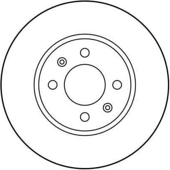 TRW Bremsscheibe DF1627 TRW Bremsscheibe DF1627