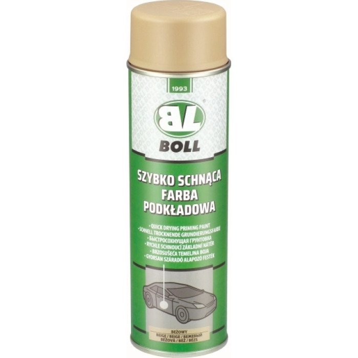 BOLL 001020 Schnell trocknende Grundierungsfarbe beige Spray 500 ml