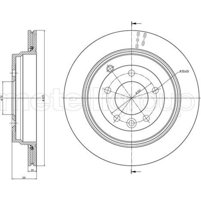 Cifam Bremsscheibe 800-1019C