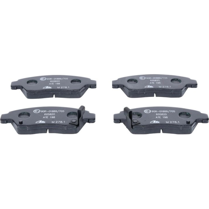 ATE Bremsbelagsatz Honda Vorderachse Civic/Crx 1.3-1.7 91 13.0460-5820.2 ATE Bremsbelagsatz Honda Vorderachse Civic/Crx 1.3-1.7 91 13.0460-5820.2