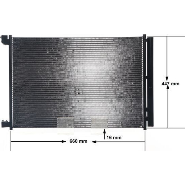 KONDENSATOR, KLIMAANLAGE AC412000S KONDENSATOR, KLIMAANLAGE AC412000S