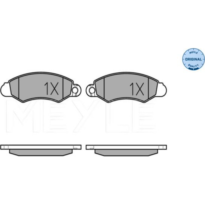 MEYLE Bremsbelagsatz Suzuki Swift 96- Mit Sensor 025 232 9614/W MEYLE Bremsbelagsatz Suzuki Swift 96- Mit Sensor 025 232 9614/W