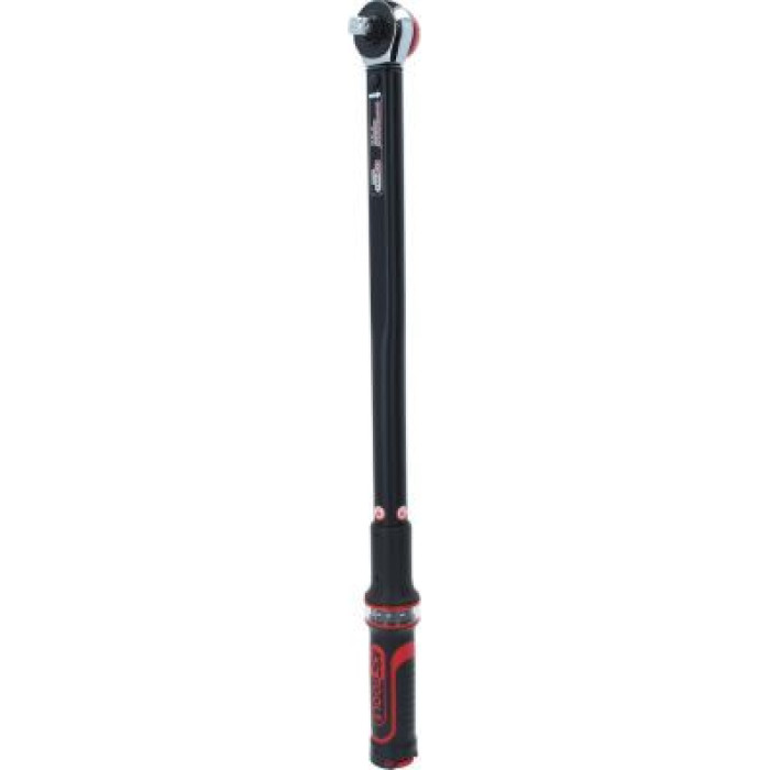 KS TOOLS 1/2 ERGOTORQUE®Präzisions-Drehmomentschlüssel mit Ratsche und Schwenkrad, 60-320 Nm 516.1472